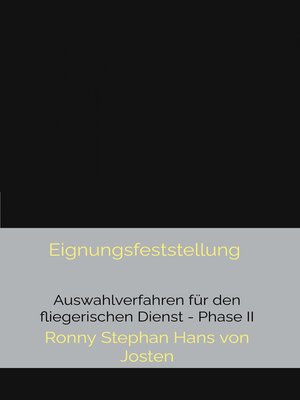 cover image of Eignungsfeststellung